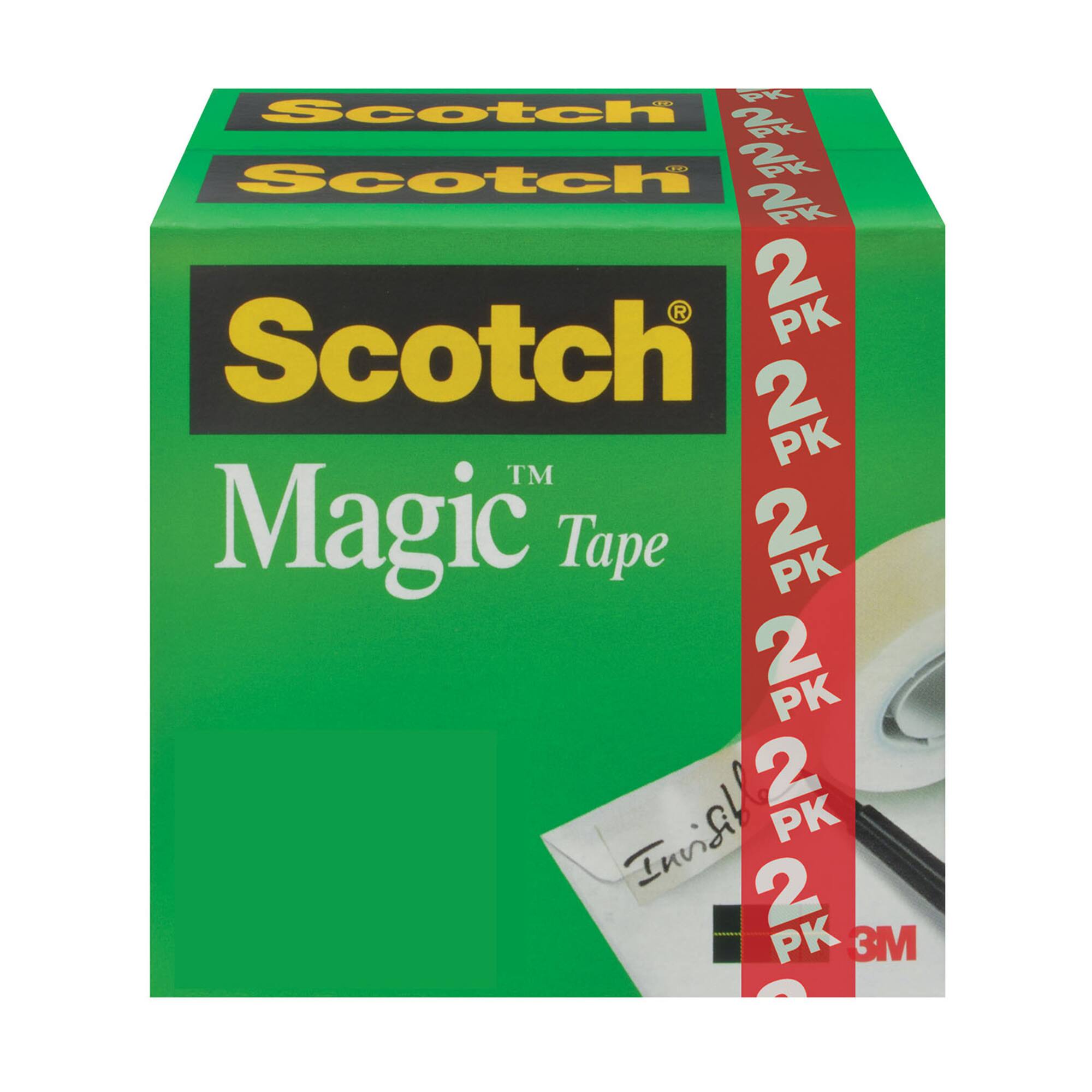 Scotch® Magic™ Invisible Tape, 2ct.
